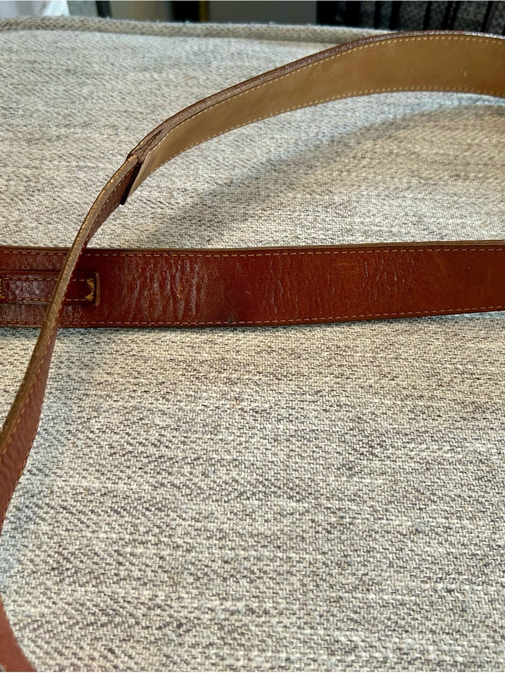 Brighton Women’s Vintage Brown Leather Belt with Silver Buckles - Picture 9 of 9